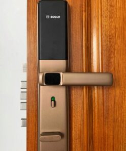 Khóa vân tay cửa gỗ tay gạt Bosch ID30 EU App Wifi