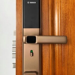 Khóa vân tay cửa gỗ tay gạt Bosch ID30 EU App Wifi