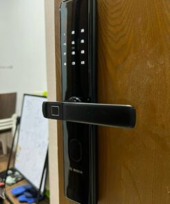 Khóa vân tay cửa gỗ tay gạt Bosch ID30 EU App Wifi