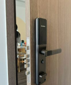 Khóa vân tay cửa gỗ tay gạt Bosch ID30 EU App Wifi