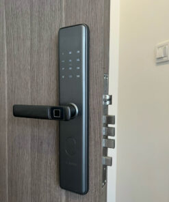 Khóa vân tay cửa gỗ tay gạt Bosch ID30 EU App Wifi