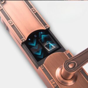 Khoá điện tử đại sảnh Hubert HB DS77 Copper