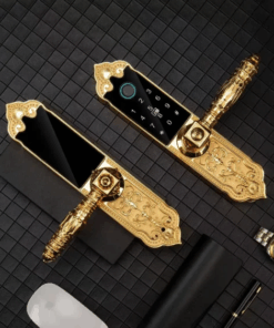 Khoá điện tử đại sảnh Hubert HB DS79 Gold Mini Khoá điện tử đại sảnh Hubert HB DS79 Gold Mini