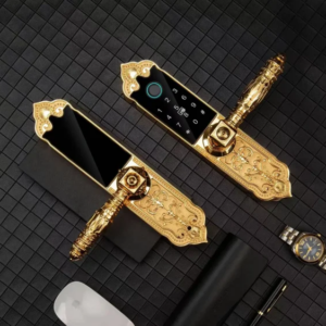 Khoá điện tử đại sảnh Hubert HB DS79 Gold Mini