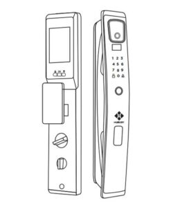 Khoá điện tử cửa gỗ Hubert HB CG79 Khoá điện tử cửa gỗ Hubert HB CG79