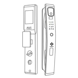 Khoá điện tử cửa gỗ Hubert HB CG79