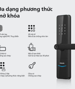 Khóa điện tử PHILIPS DDL603E-5HWS