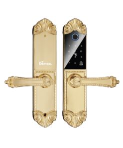 Khóa điện tử đại sảnh DEMAX EL280 BRASS 24K