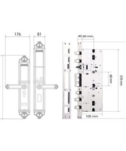 Khóa điện tử đại sảnh DEMAX EL822 AC