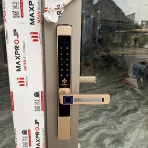 Khoa cua dien tu Hubert HB CN39 SAND GOLD.1