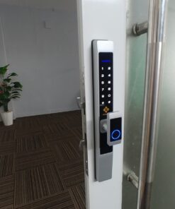 Khóa cửa điện tử Hubert HB CN39 STYLE B Silver Gray