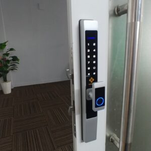 Khóa cửa điện tử Hubert HB CN39 STYLE B Silver Gray