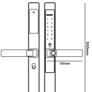 Khoa cua dien tu Hubert HB CN68.3