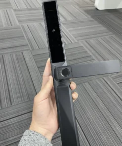 Khóa điện tử cửa nhôm Hubert HB CN68 Khóa cửa điện tử Hubert HB CN68 ROUGH Black