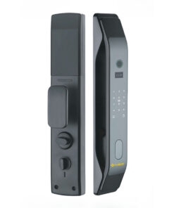 Khoá điện tử Hubert Cửa Gỗ HB CG26 Dark Gray