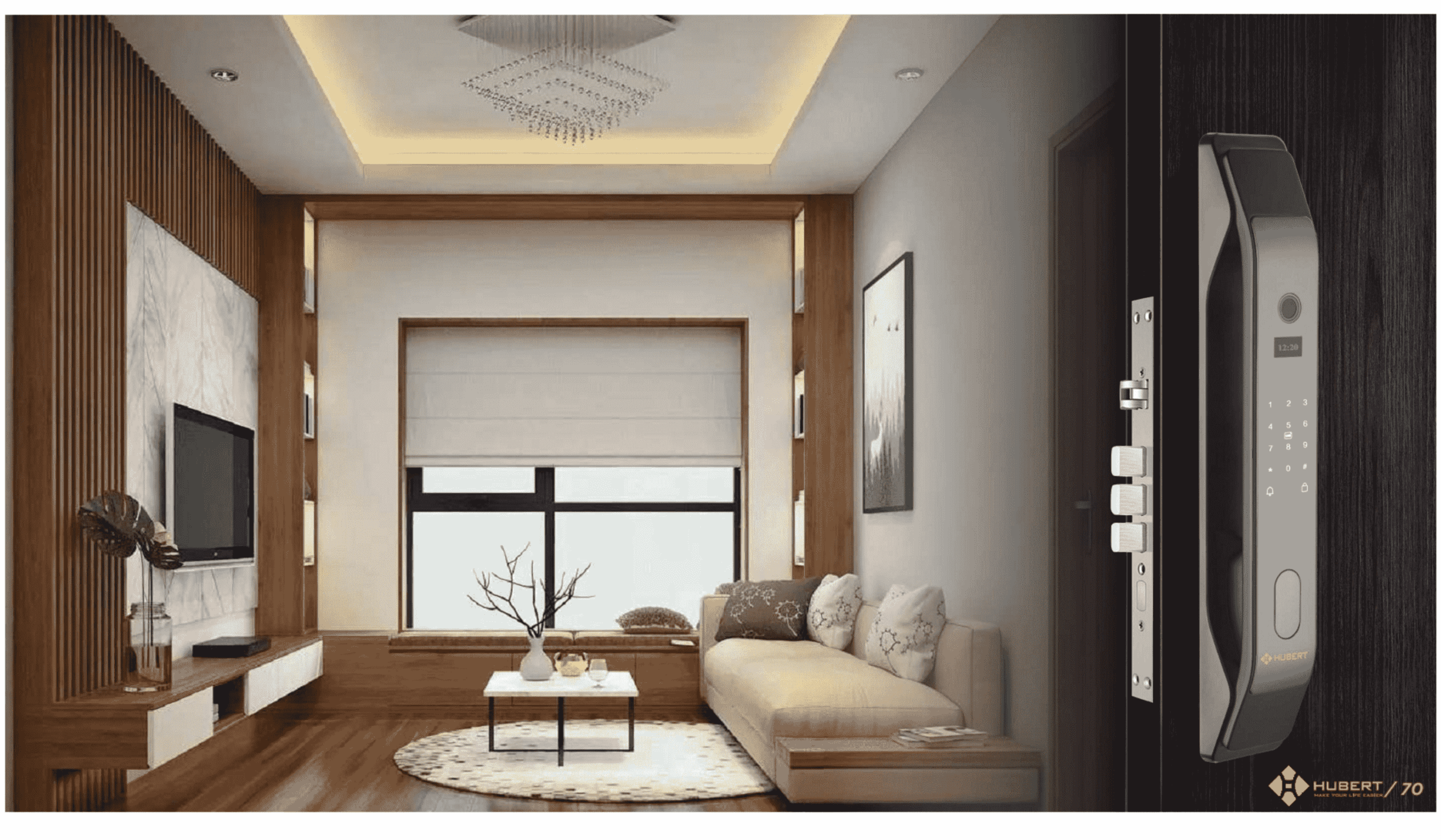 Khóa vân tay Hubert có phổ biến trên thị trường không Khóa vân tay Hubert có phổ biến trên thị trường không