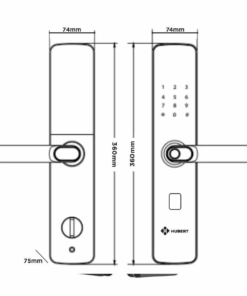 Khóa điện tử chống cháy Hubert HB CGDA 05