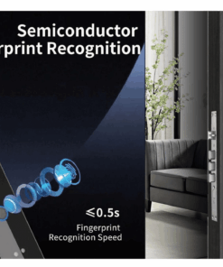 Khóa điện tử cửa gỗ Hubert HB CG69 Black Khóa điện tử cửa gỗ Hubert HB CG69 Black