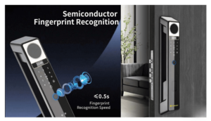 Khóa điện tử cửa gỗ Hubert HB CG69 Black Khóa điện tử cửa gỗ Hubert HB CG69 Black