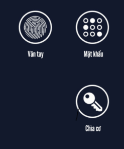 Khoá điện tử cửa gỗ Hubert HB CG68VF Khoa dien tu Hubert HB CG87 Copper. 3