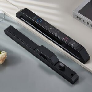 Khoá điện tử cửa nhôm Hubert HB CNI7 EU Khóa điện tử Hubert HB - CNI7 EU Black, cảm biến vân tay, face id, chìa cơ, cửa nhôm