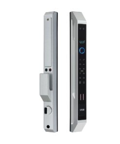 Khoá điện tử cửa nhôm Hubert HB CNI7 EU Khóa điện tử Hubert HB - CNI7 EU Gray, chống nước IP68, face ID 3d, chìa cơ, cửa nhôm