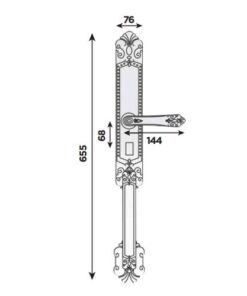 Khoá điện tử đại sảnh Hubert HB DS77 Gold Khoá điện tử đại sảnh Hubert HB DS77 Gold
