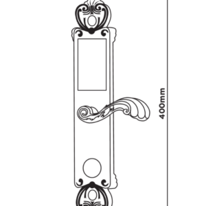 Khóa điện tử khách sạn Hubert HB KSCG86 Amber Gold