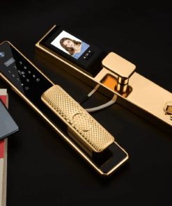 Khoá điện tử cửa gỗ Hubert HB CG99 Gold 24K