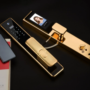 Khoá điện tử cửa gỗ Hubert HB CG99 Gold 24K Khoá điện tử cửa gỗ Hubert HB CG99 Gold 24K
