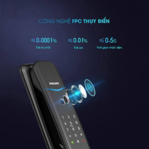 Khóa điện tử PHILIPS DDL702E-5HWS
