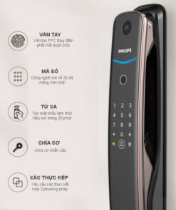 Khóa điện tử PHILIPS DDL702-1HWS