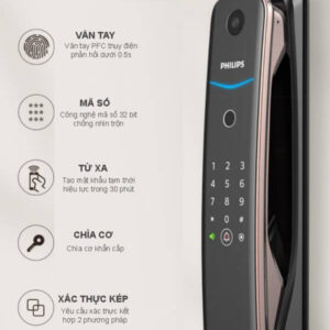 Khóa điện tử PHILIPS DDL702-1HWS