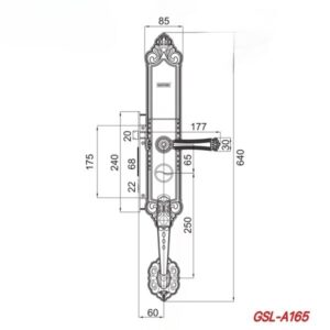 Khoa dien tu cua go GIOVANI gsl a165
