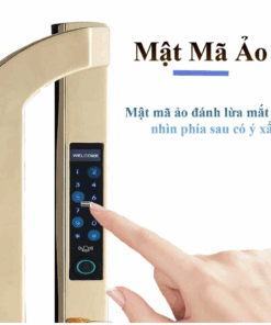 Khoa dien tu cua nhom Hubert HB CNI8 EU Gold 24K.2