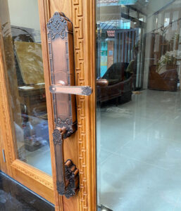 Khoá điện tử đại sảnh Hubert HB DS77 Copper