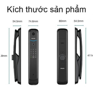 Khóa điện tử PHILIPS DDL702-1HWS