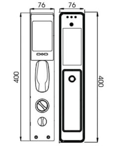 Khóa điện tử cửa gỗ DEMAX SL916 Khóa điện tử cửa gỗ DEMAX SL916
