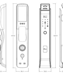 Khóa điện tử cửa gỗ DEMAX EL919