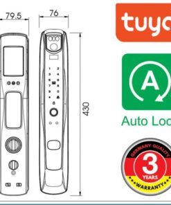 Khóa điện tử cửa gỗ DEMAX SL920 Khóa điện tử cửa gỗ DEMAX SL920