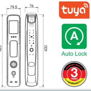 Khóa điện tử cửa gỗ DEMAX SL920 Khóa điện tử cửa gỗ DEMAX SL920
