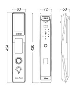 Khóa điện tử cửa gỗ DEMAX EL966 CNC