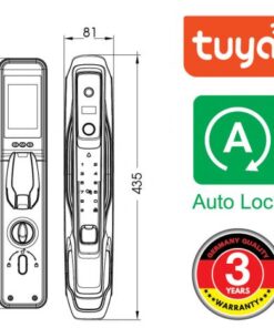 Khóa điện tử cửa gỗ DEMAX EL968 CB