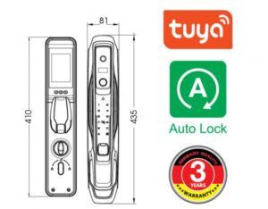 Khóa điện tử cửa gỗ DEMAX EL968 CB Khóa điện tử cửa gỗ DEMAX EL968 CB