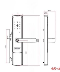 Khóa điện tử cửa gỗ GIOVANI GSL-U801 khoa dien tu cua go giovani GSL U801 thong so