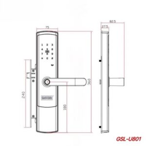 khoa dien tu cua go giovani GSL U801 thong so