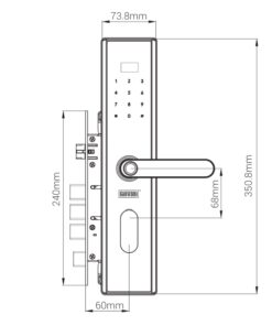 Khóa điện tử cửa gỗ GIOVANI GSL-630 khoa dien tu cua go giovani gsl 630