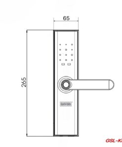 Khóa điện tử cửa gỗ GIOVANI GSL-K591 khoa dien tu cua go giovani gsl k591 1