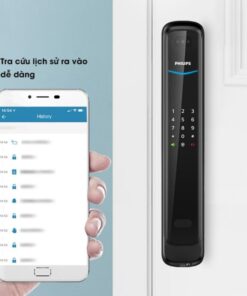 Khóa điện tử PHILIPS DDL702-8HWS Khóa điện tử PHILIPS DDL702-8HWS