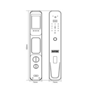 Khóa điện tử cửa gỗ GIOVANI GSL-231B khoa dien tu giovani gsl 231b 3